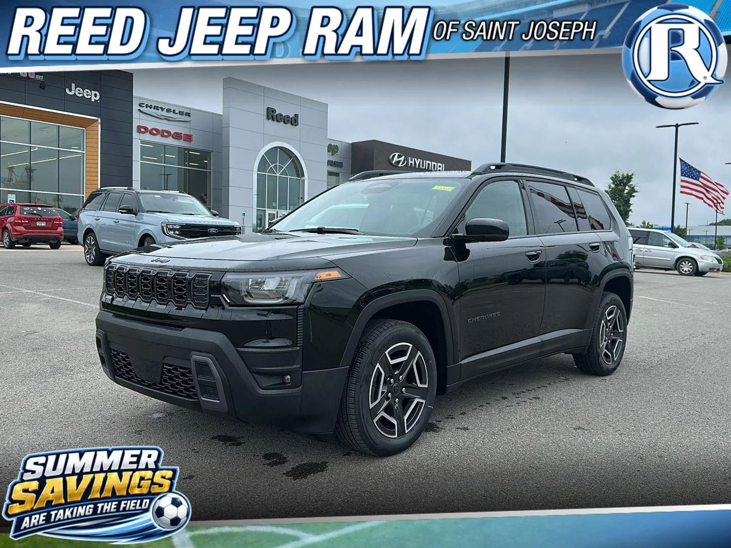 New 2026 Diamond Black Crystal Pearlcoat Jeep Limited image 1