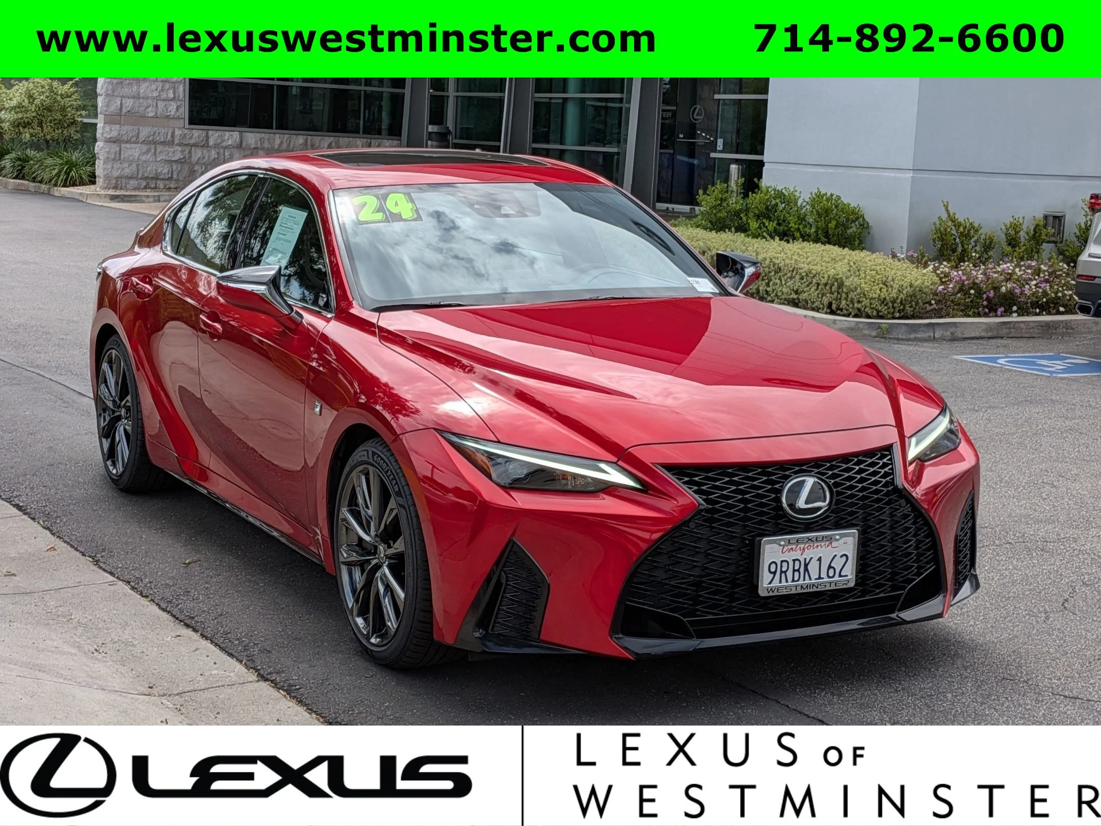 Certified Used 2024 INFRARED Lexus IS 350 F SPORT image 3
