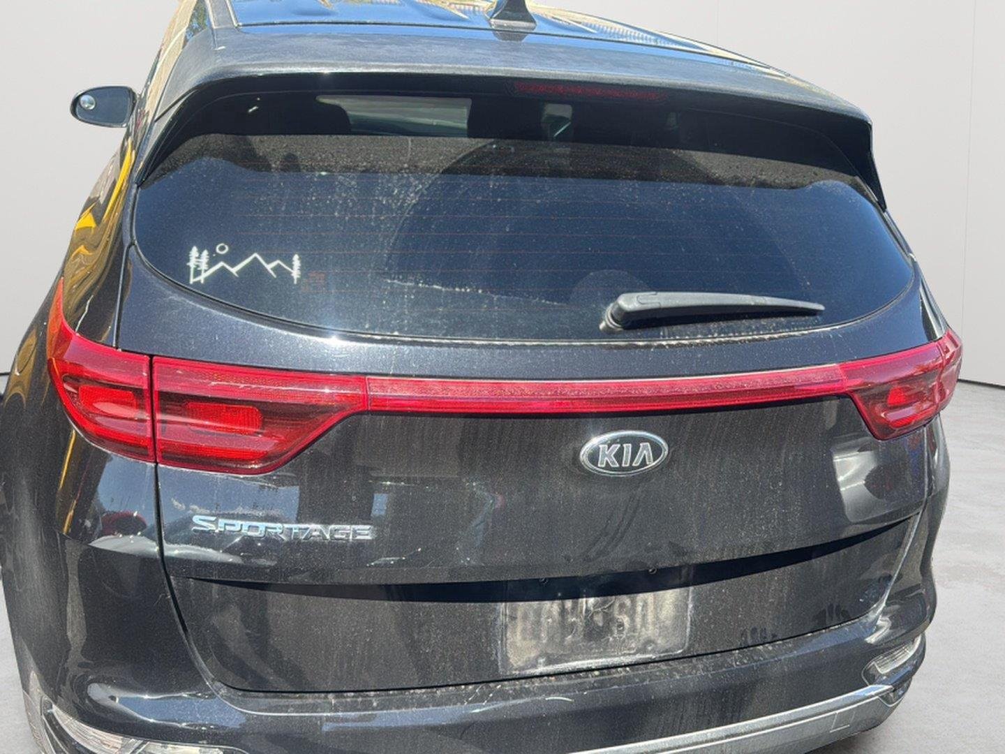 Used 2020 Black Cherry Kia LX image 7