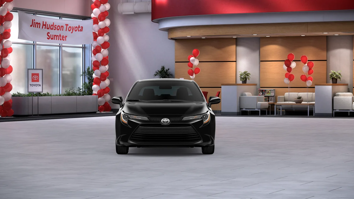 New 2026 Midnight Black Metallic Toyota LE image 39