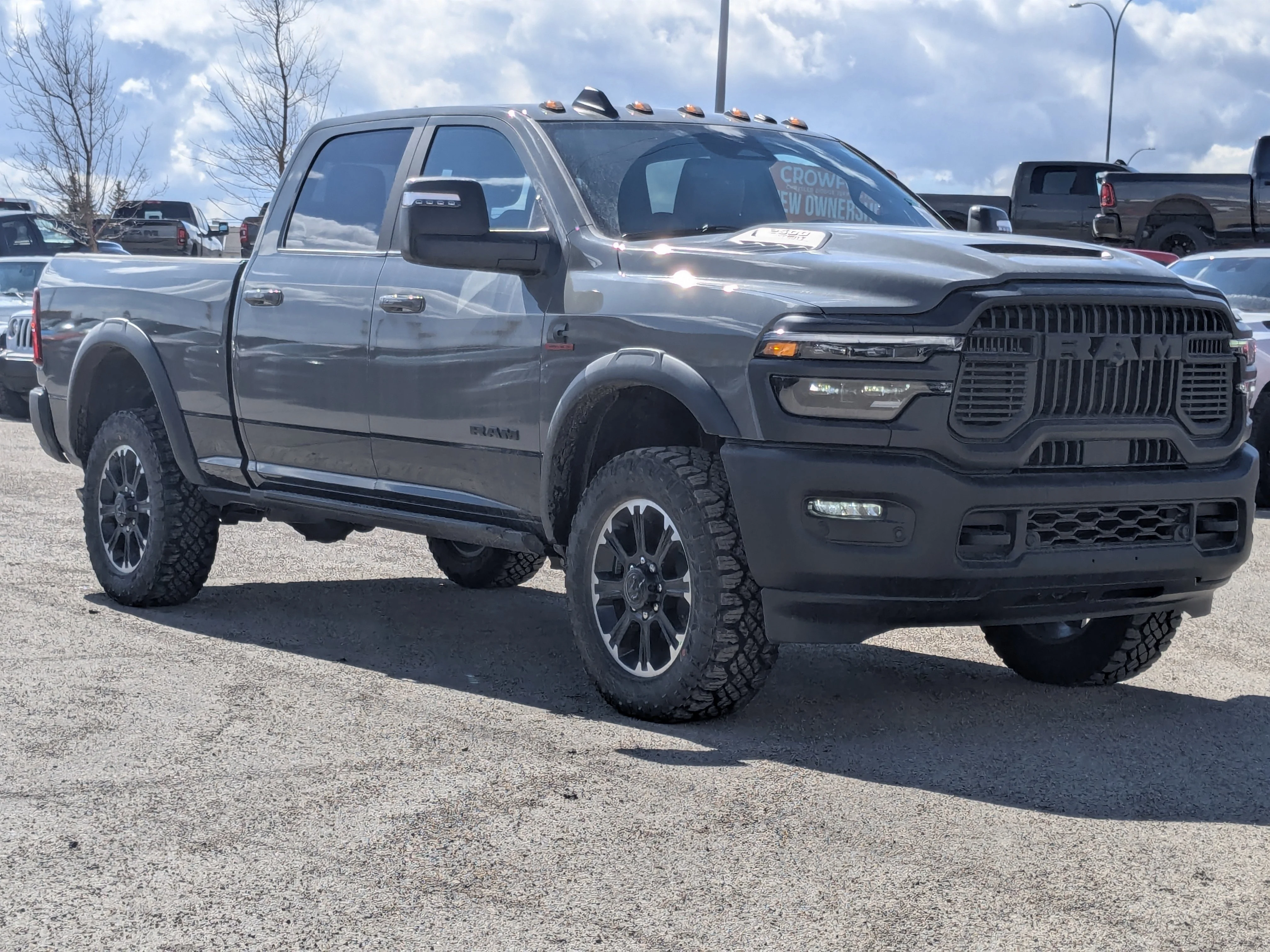 New 2026 Grey RAM Rebel - - Rebel Level 1 Equip Grp - 5th Wheel/Gooseneck Prep - Leather?Faced Bucket Seats - 6.7L Cum image 2