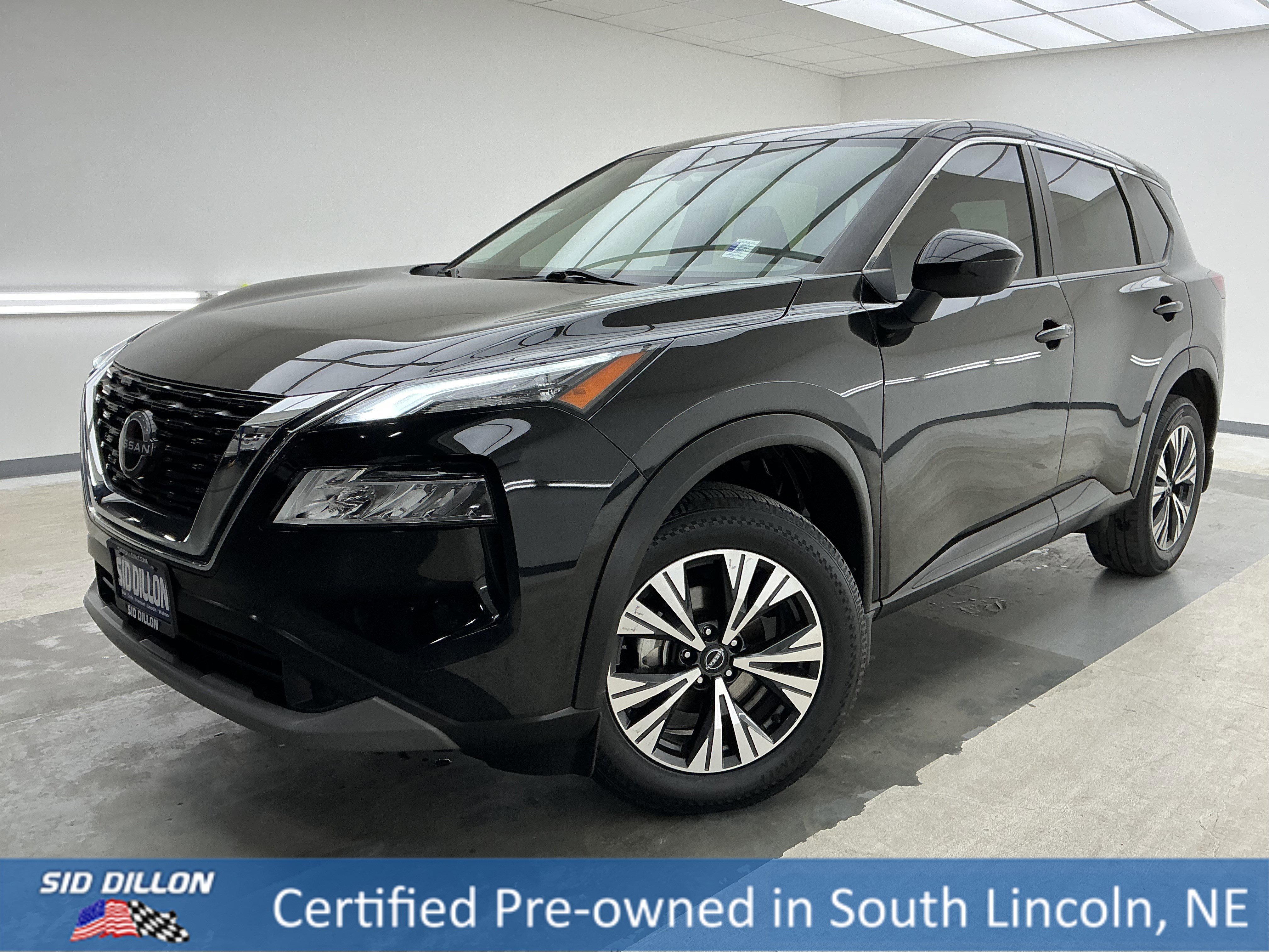 Super Black 2023 Nissan Rogue SV FWD SUV / Crossover Front-Wheel Drive Continuously Variable Transmission