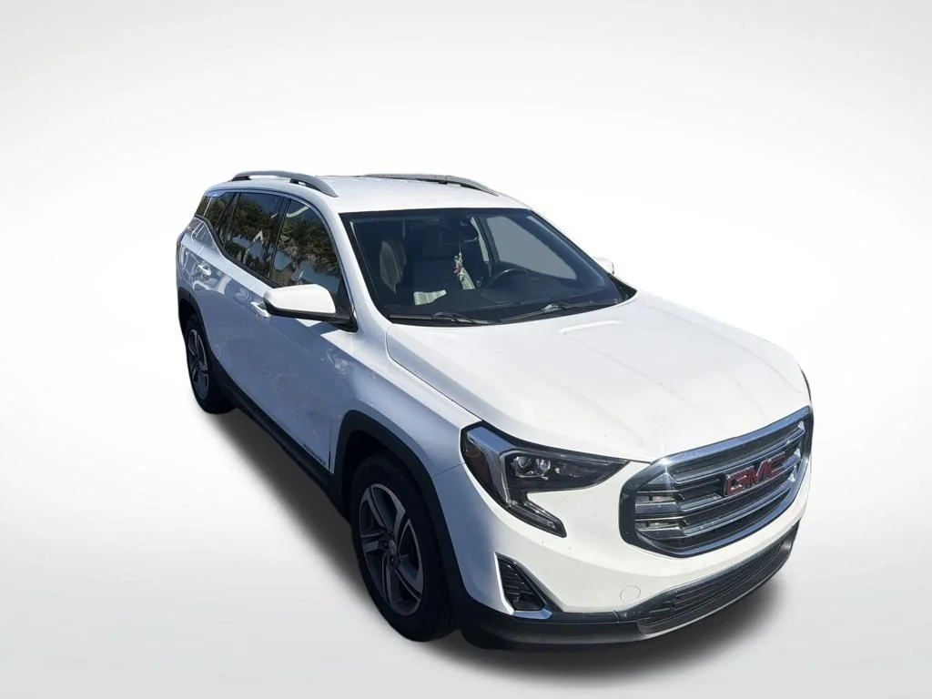 Used 2021 Summit White GMC SLT image 3