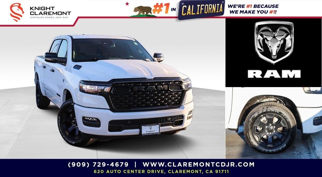 New 2026 Bright White Clearcoat Ram Big Horn/Lone Star image 1