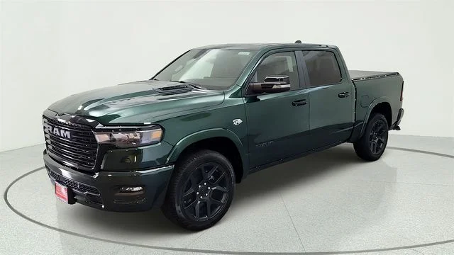 New 2026 Serrano-Green Metallic Exterior Paint RAM Laramie image 5