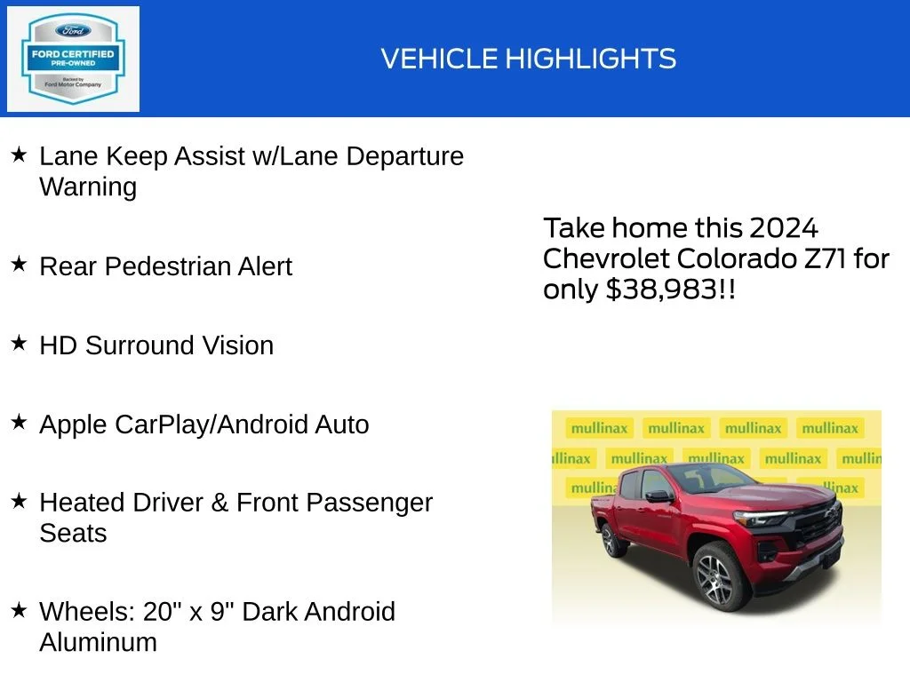Certified Used 2024 Red Chevrolet Z71 image 20