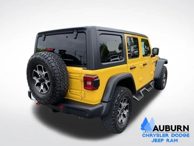 Used 2021 Yellow Jeep Unlimited Rubicon image 8