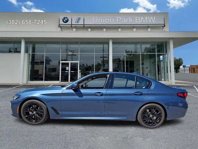Certified Used 2023 Arctic Race Blue metallic BMW 530i xDrive image 7