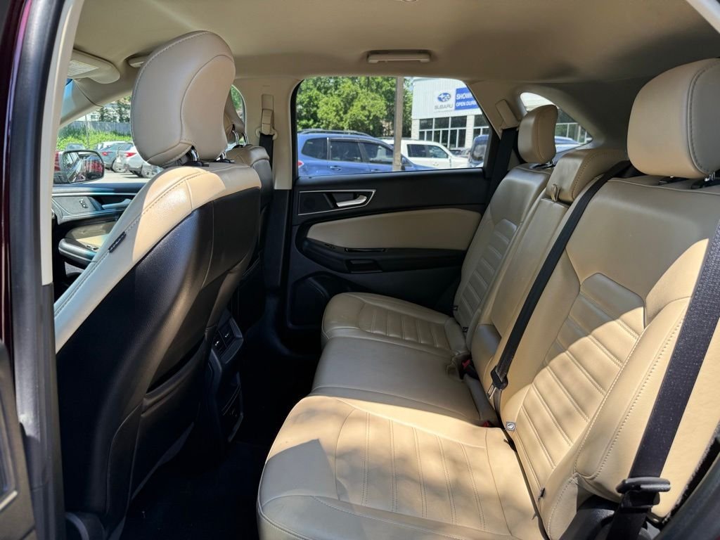 Used 2019 Burgundy Velvet Metallic Tinted Clearcoat Ford SEL image 23