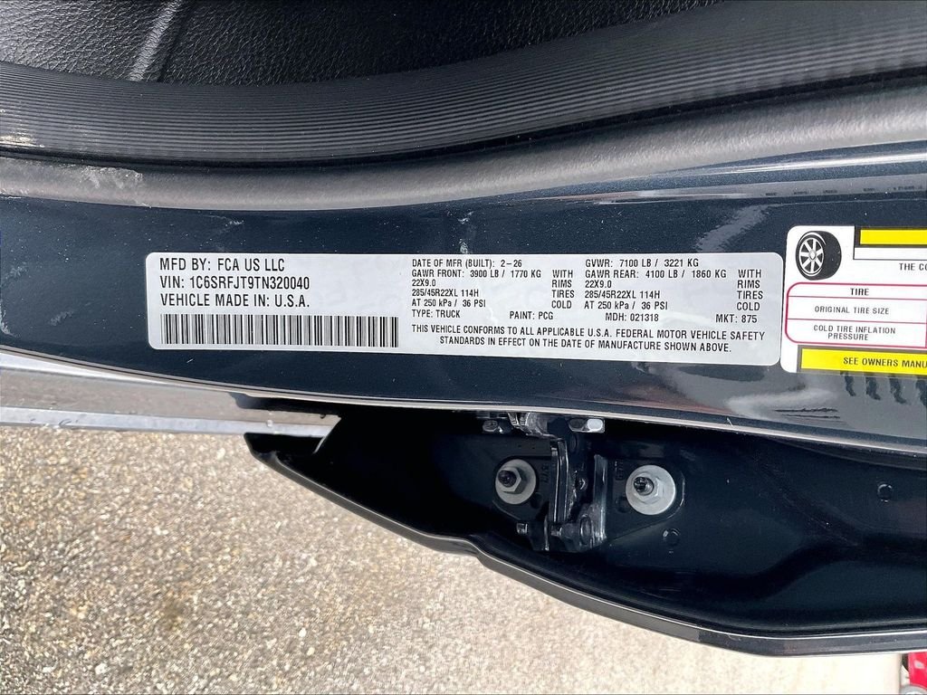 New 2026 Forged Blue Metallic Ram Laramie image 16