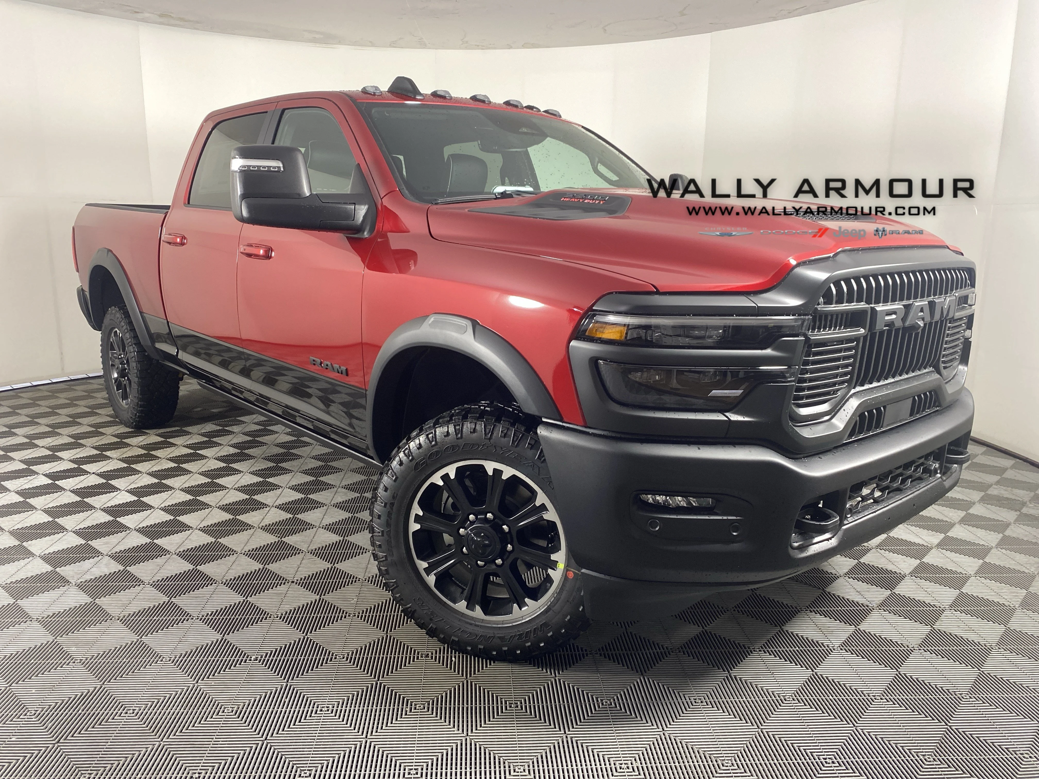 New 2026 Molten Red Pearl-Coat Exterior Paint RAM Rebel image 1