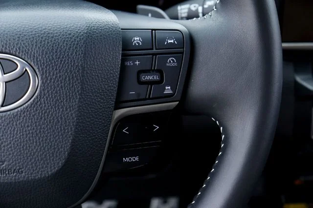 Used 2025 Midnight Black Metallic Toyota SE image 13