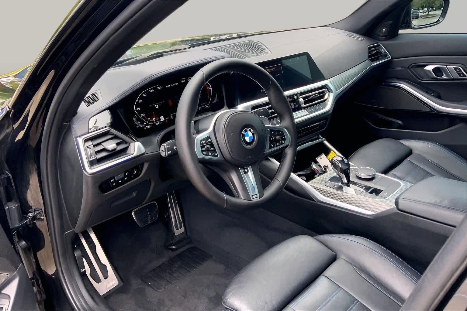 Used 2021 Black Sapphire Metallic BMW M340i image 17