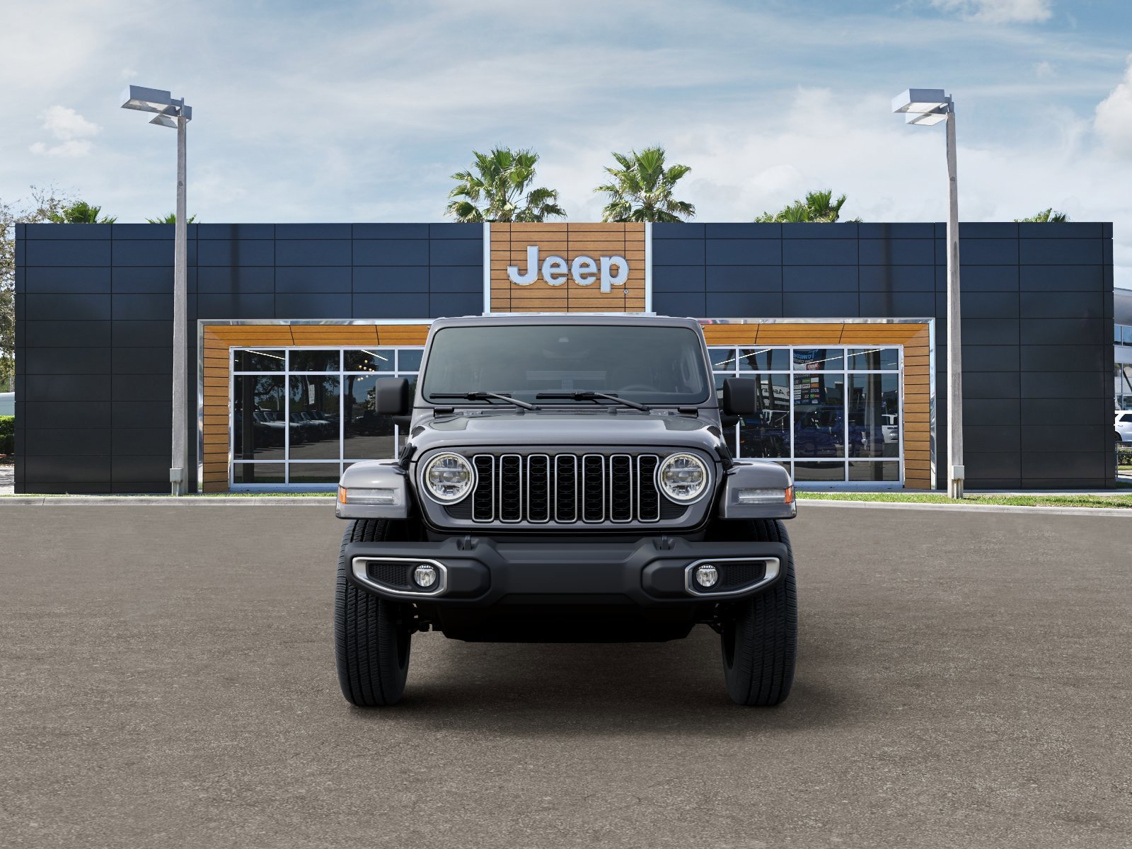 New 2026 Granite Crystal Metallic Clearcoat Jeep Sahara image 6