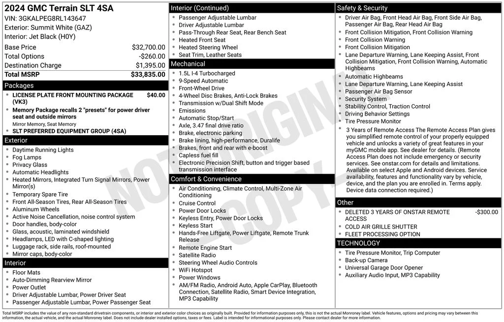 Certified Used 2024 White GMC SLT image 32