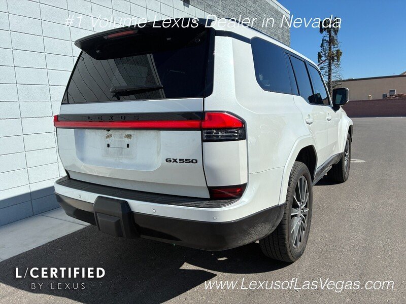 Certified Used 2024 White Pearl Lexus 550 Luxury+ image 3