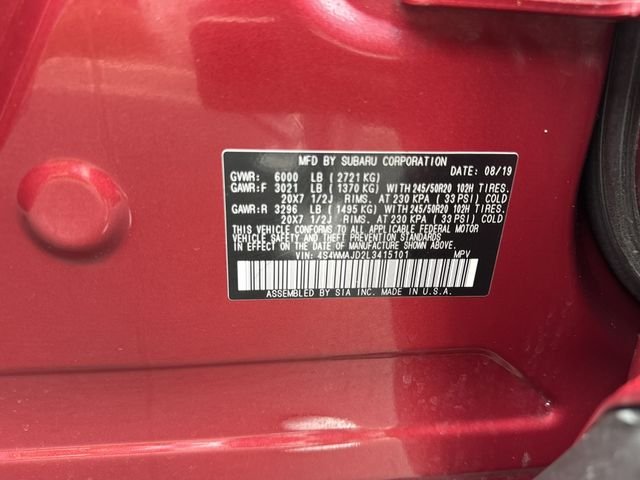 Used 2020 Red Subaru Limited image 33