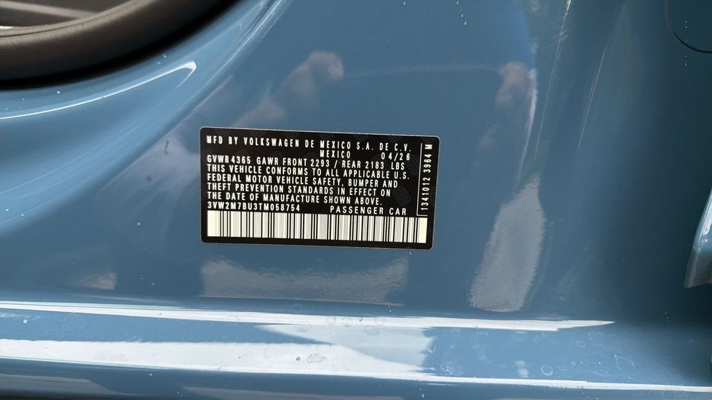 New 2026 Monterey Blue W/Deep Black Roof Volkswagen 2.0T Autobahn image 34