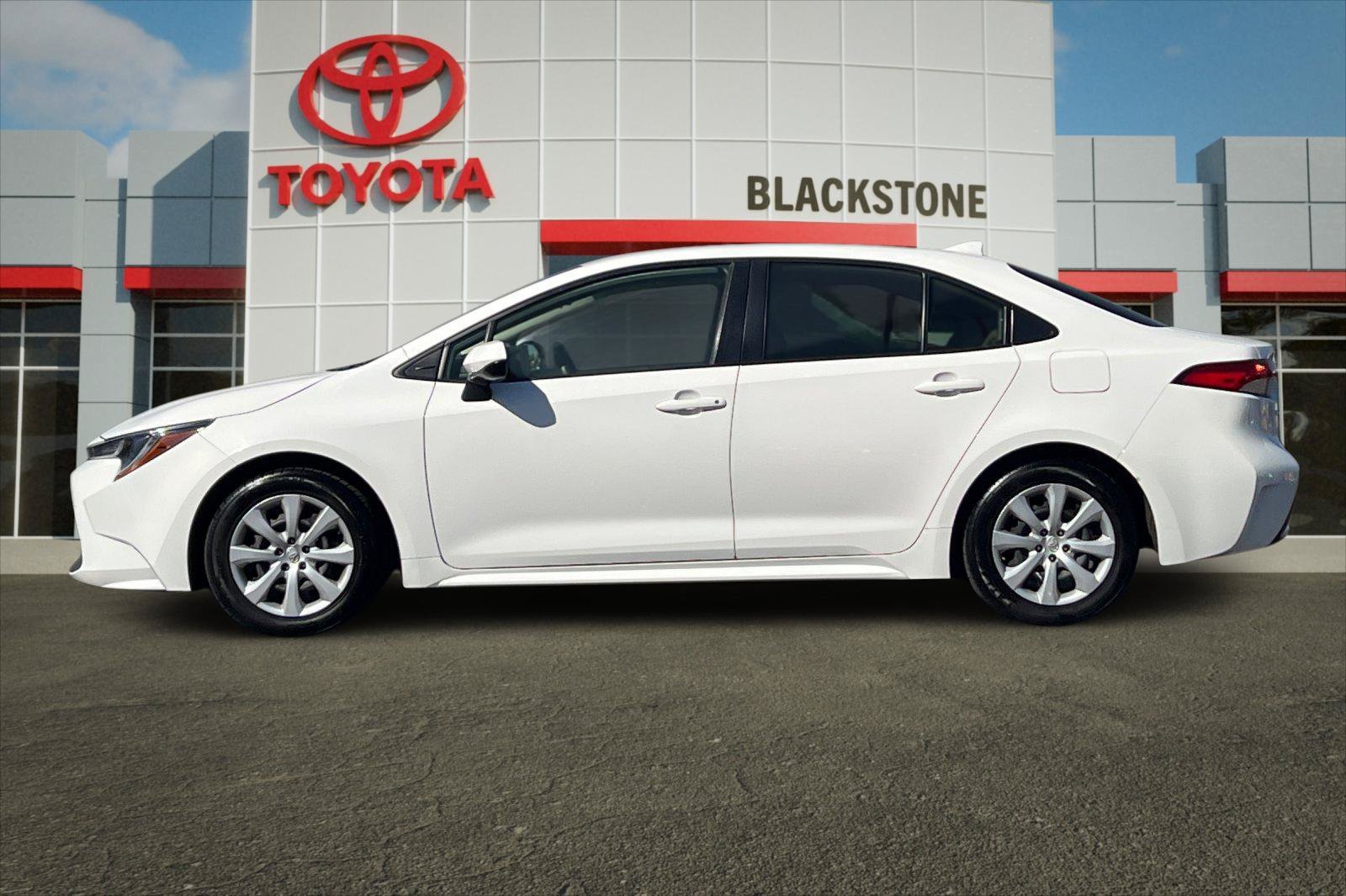 Certified Used 2022 White Toyota LE image 6