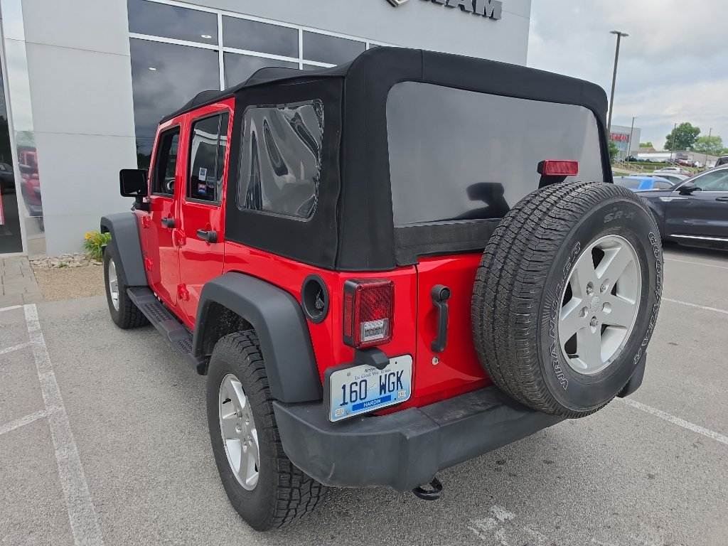 Used 2017 Firecracker Red Clearcoat Jeep Sport image 4