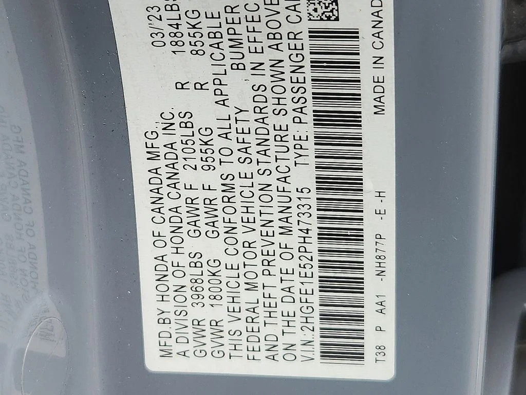 Used 2023 Gray Honda Si image 26