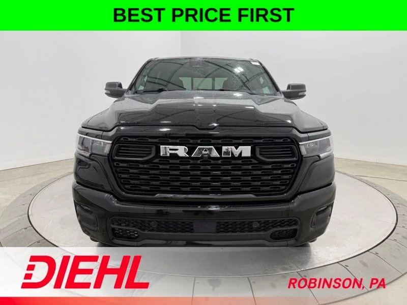 New 2026 Diamond Black Crystal Pearl-Coat Exterior Paint RAM Big Horn/Lone Star image 2