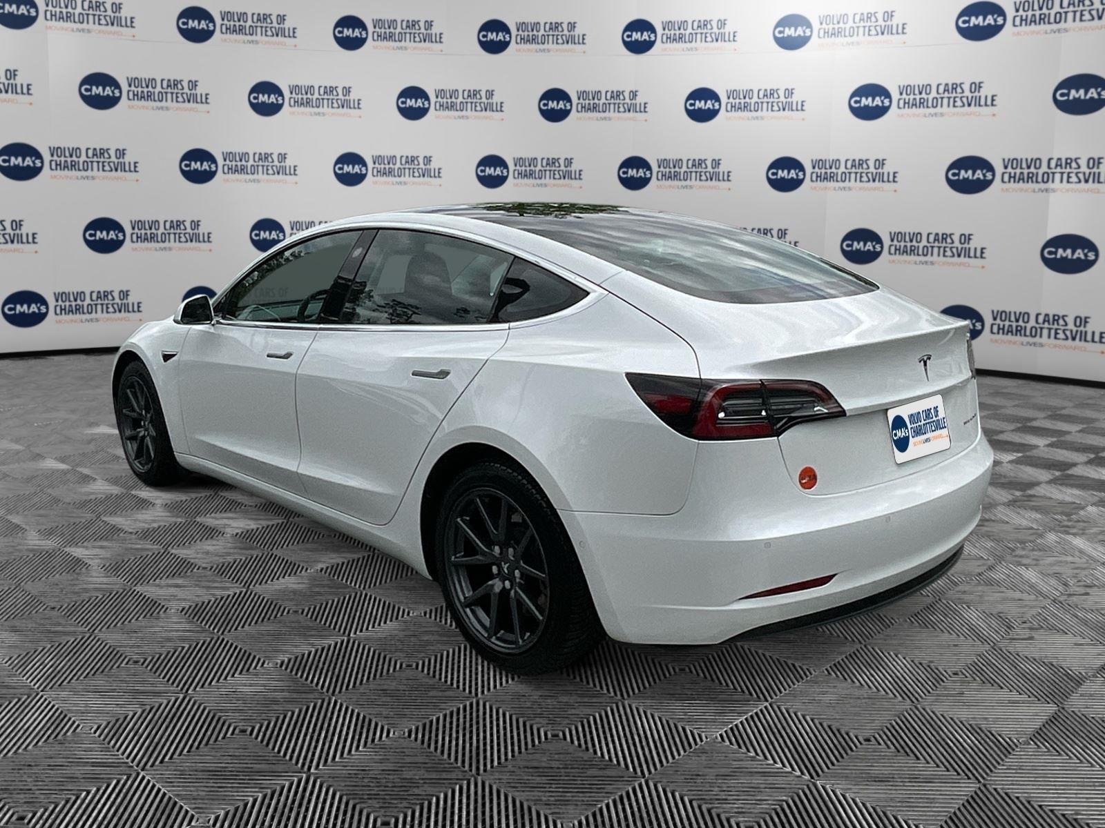 Used 2019 Pearl White Multi-Coat Tesla Long Range image 3