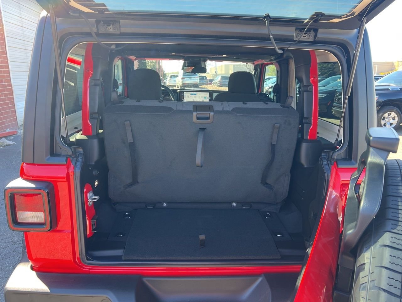 New 2026 Firecracker Red Clear-Coat Exterior Paint Jeep Sport S image 14