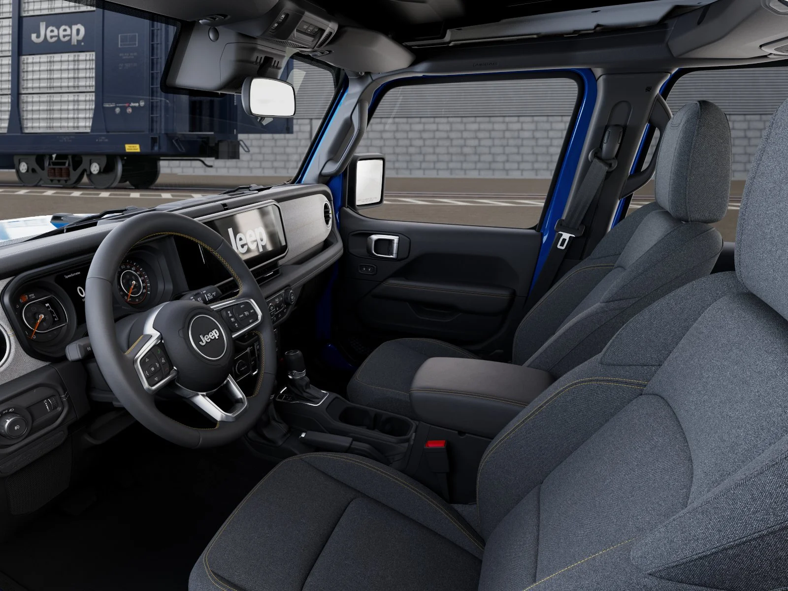 New 2027 Hydro Blue Pearl-Coat Paint Jeep Sahara image 22