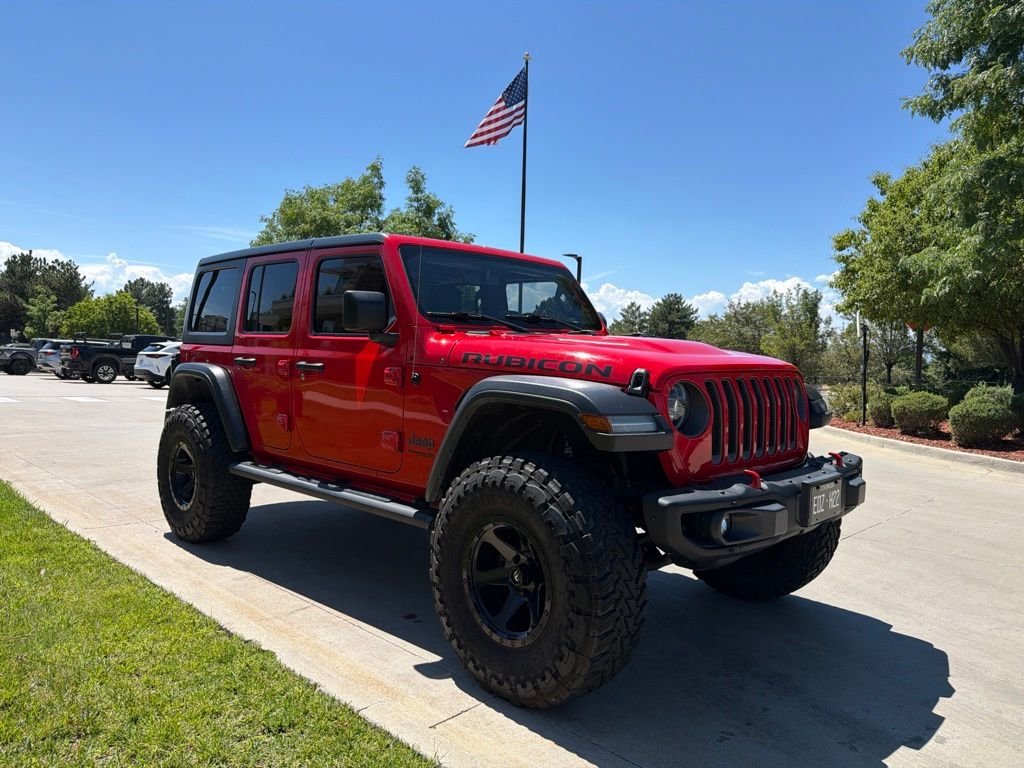 Used 2020 Red Jeep Unlimited Rubicon image 4