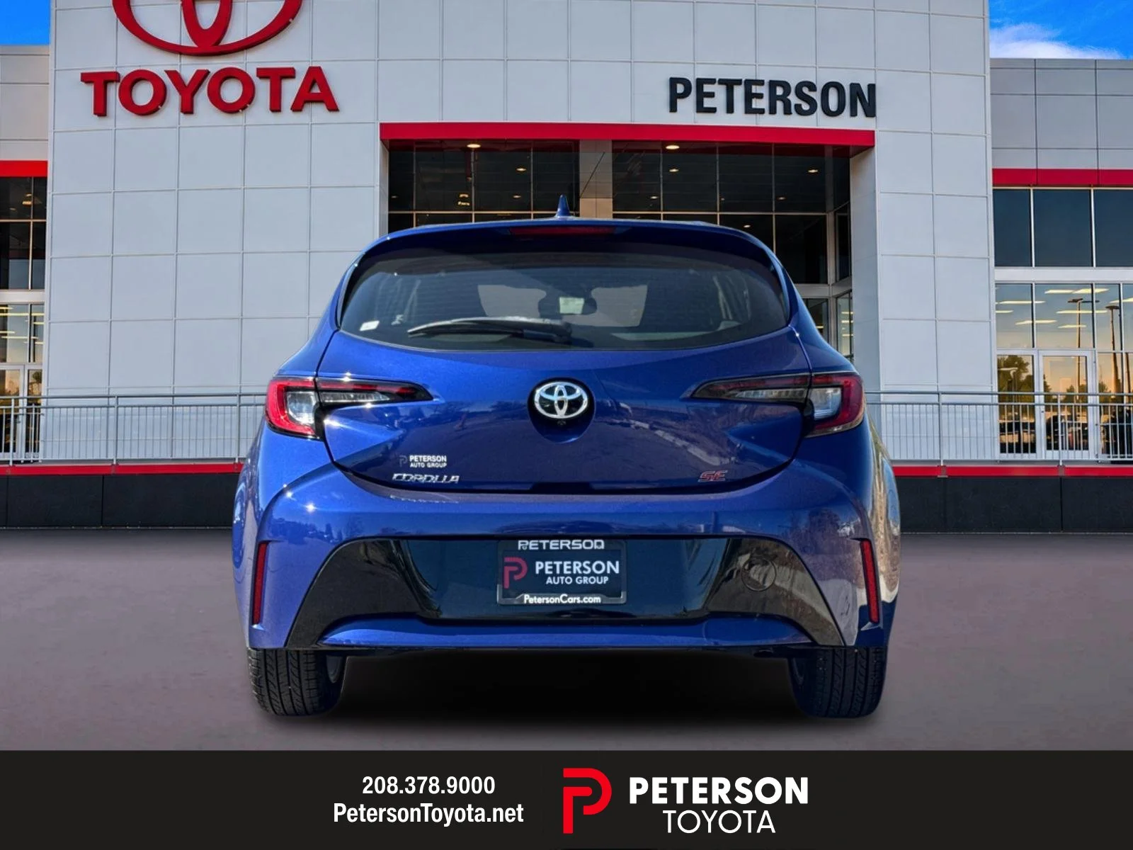 Used 2023 Blue Toyota SE image 4