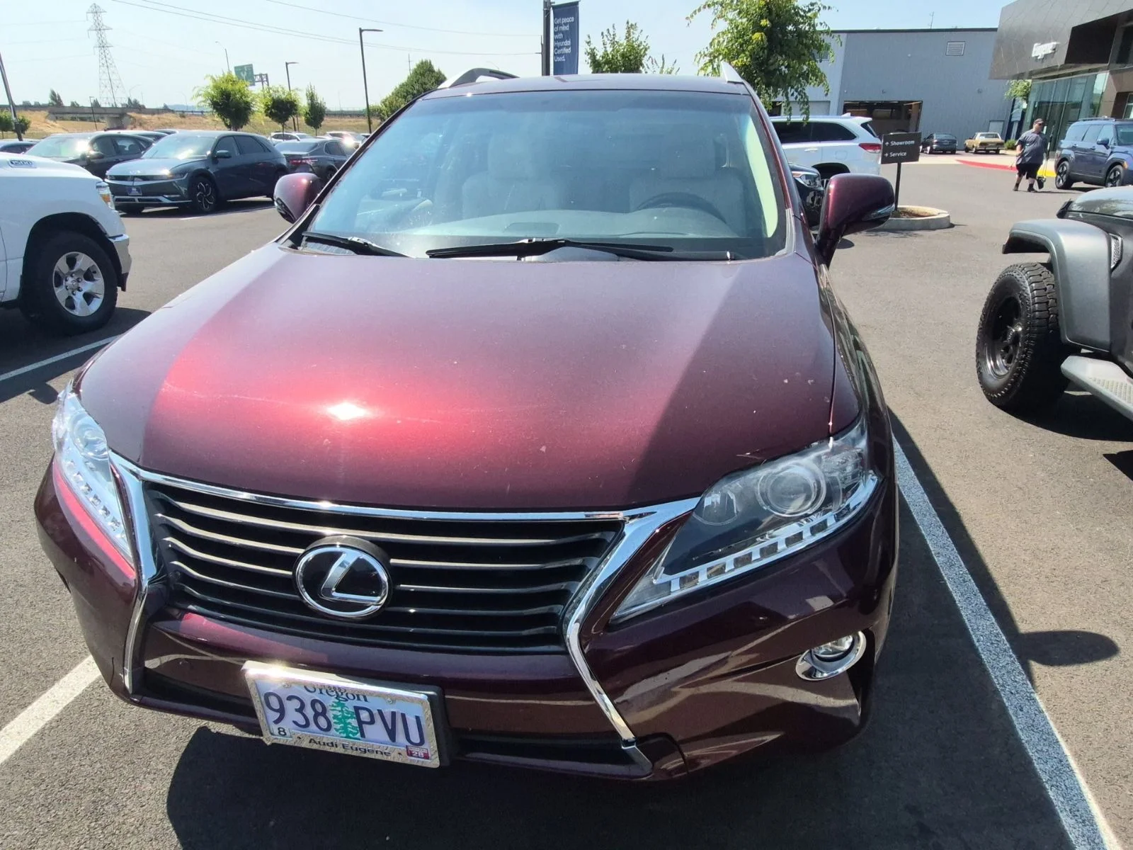 Used 2015 Red Lexus 350 image 2