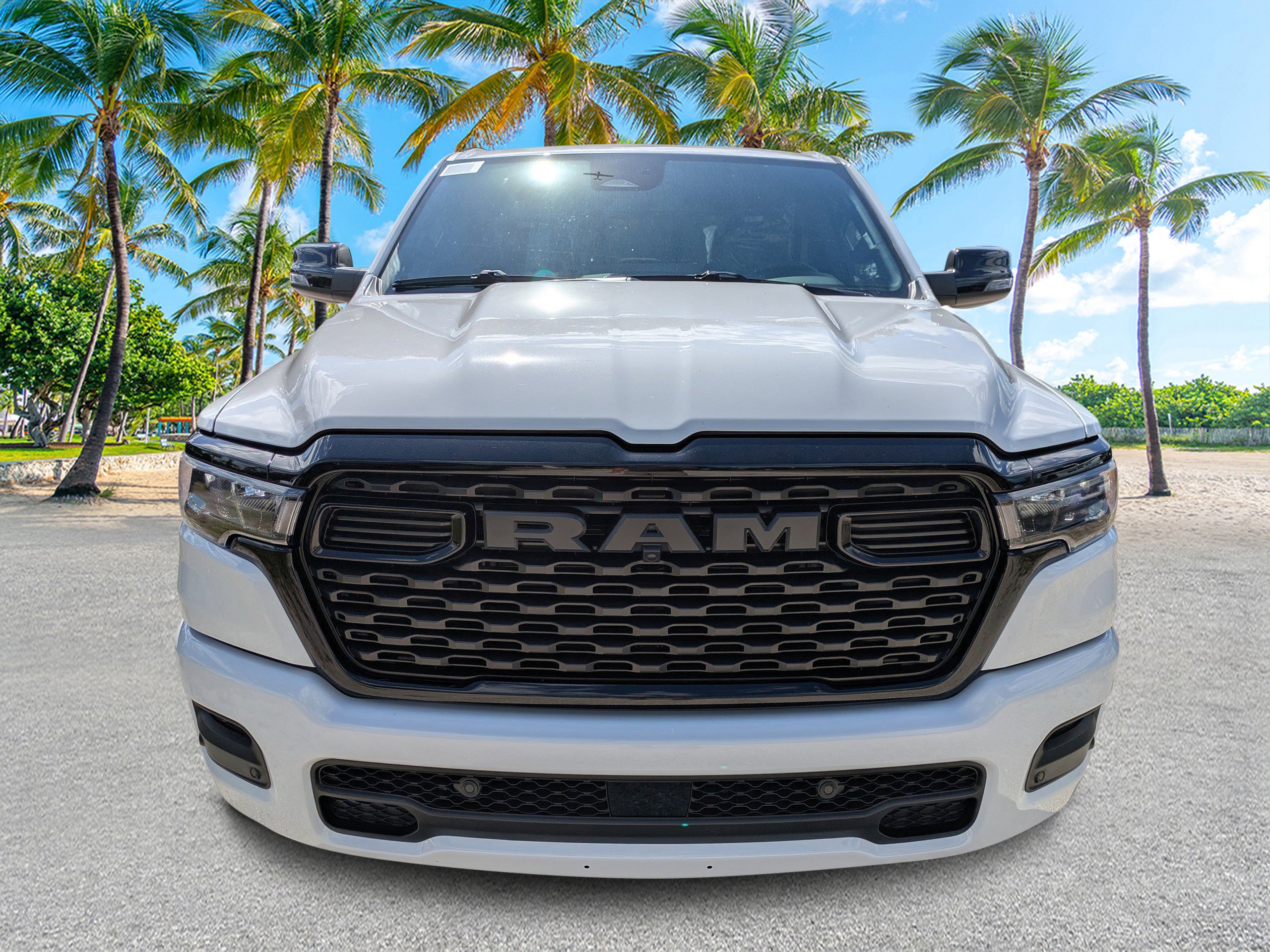 New 2026 Bright White Clear-Coat Exterior Paint RAM Big Horn image 7