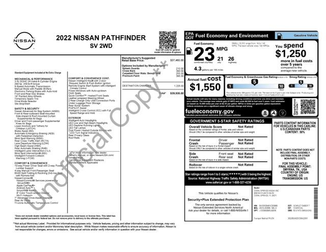 Certified Used 2022 Red Nissan SV image 31