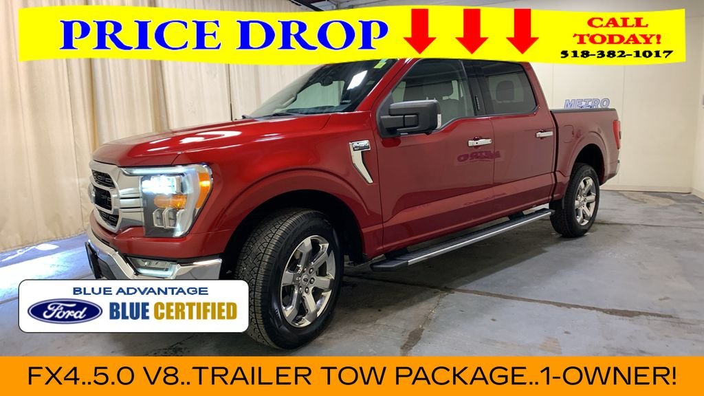 Certified Used 2021 Red Metallic Ford XLT image 45