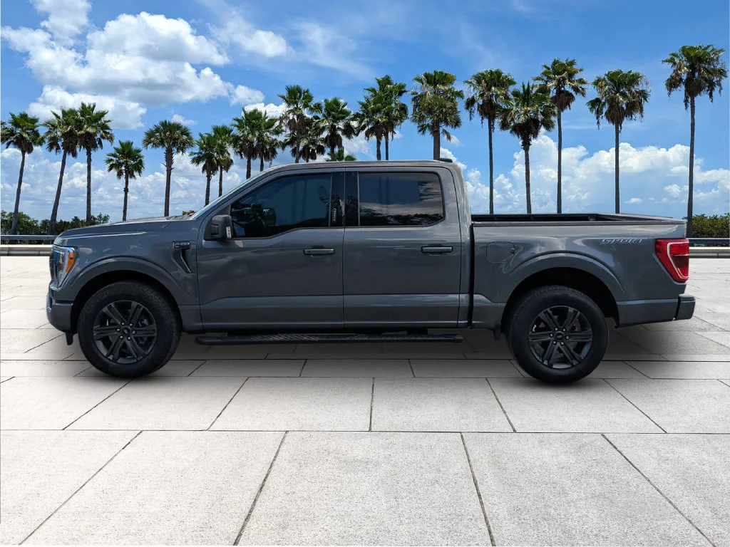 Used 2023 Carbonized Gray Metallic Ford XLT image 6