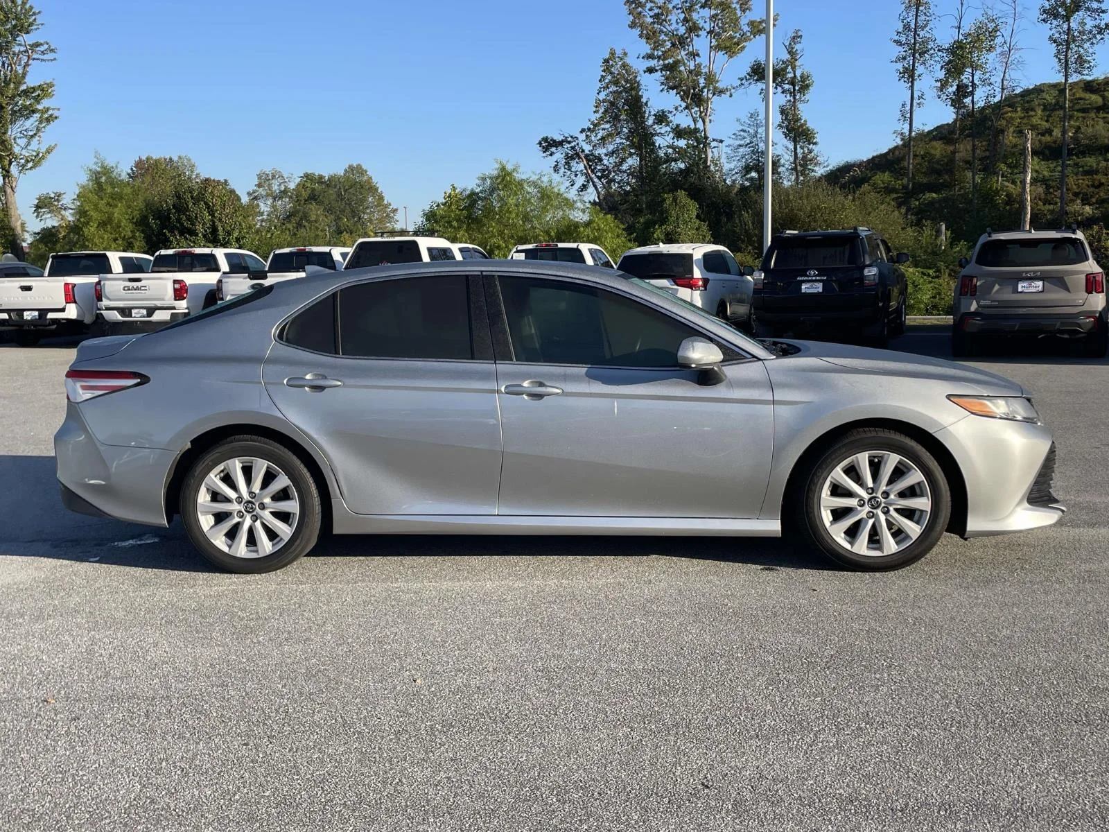 Used 2020 Celestial Silver Metallic Toyota LE image 28