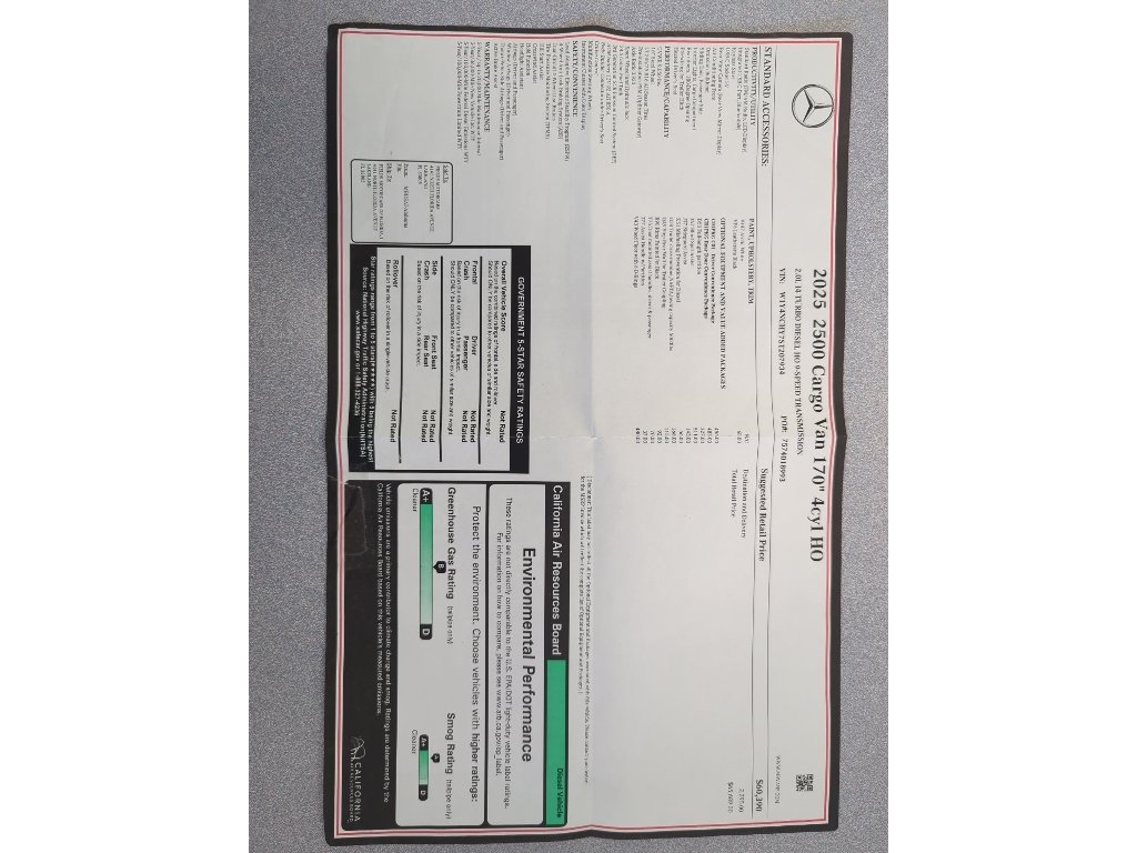 2025 Mercedes-Benz Sprinter Cargo Van Base - Photo 26