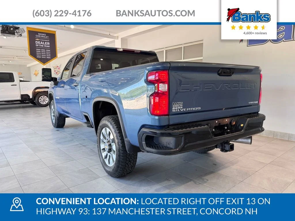 Certified Used 2024 Lakeshore Blue Metallic Chevrolet Custom image 6