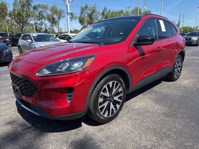 Certified Used 2020 Red Metallic Ford SE Sport image 11