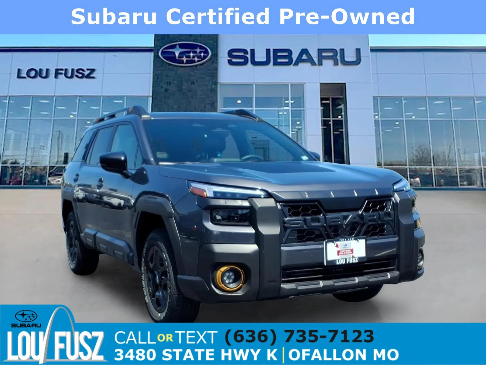 Certified Used 2026 Magnetite Gray Metallic Subaru Wilderness image 1
