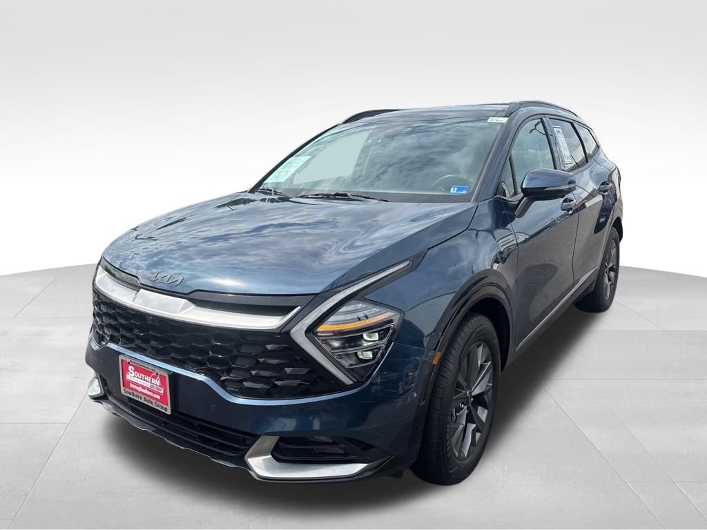 Used 2023 Blue Kia SX-Prestige image 3