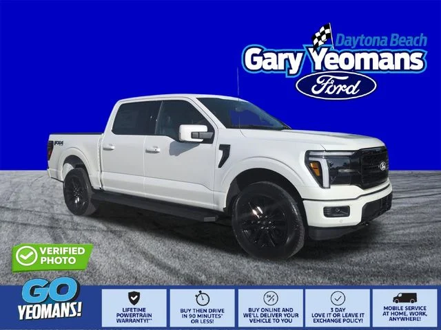 New 2026 Star White Metallic Tri-Coat Ford Lariat® image 1