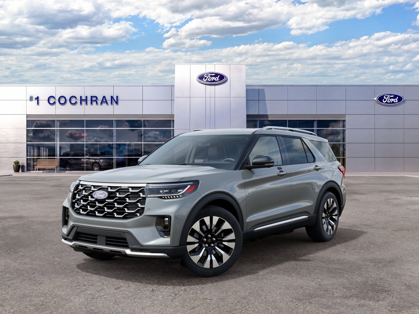 New 2027 Avalanche Gray Ford Platinum image 2