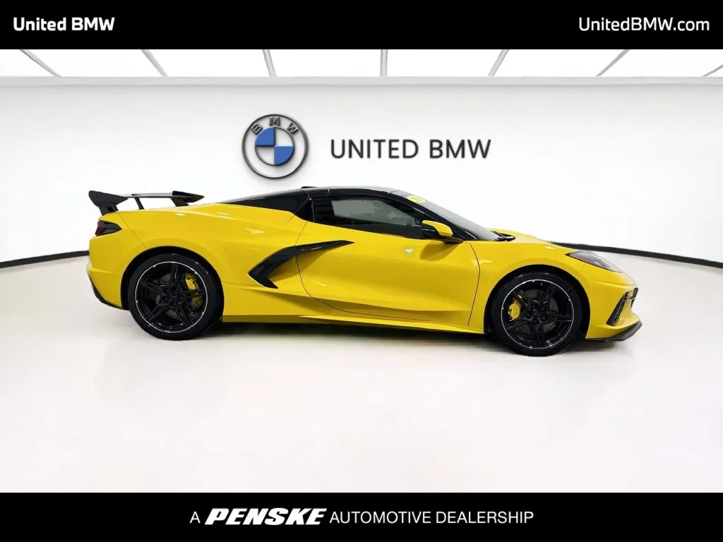 Used 2025 Competition Yellow Chevrolet Stingray image 4