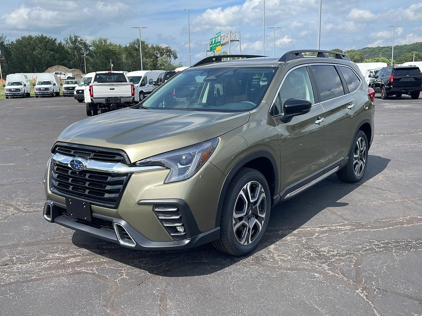 New 2026 Autumn Green Metallic Subaru Touring image 1