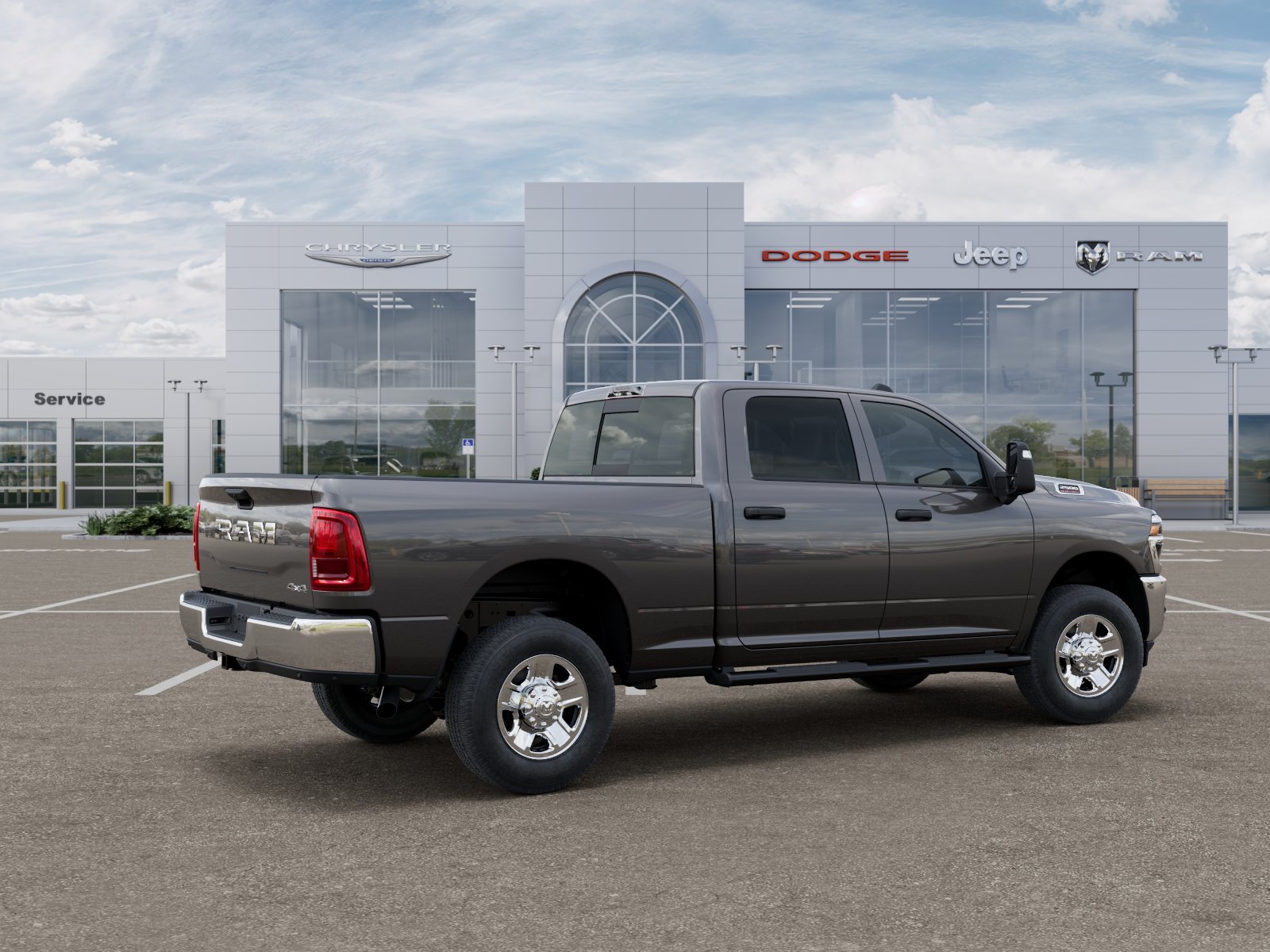 New 2026 Granite Crystal Metallic Clear-Coat Exterior Paint RAM Tradesman image 96