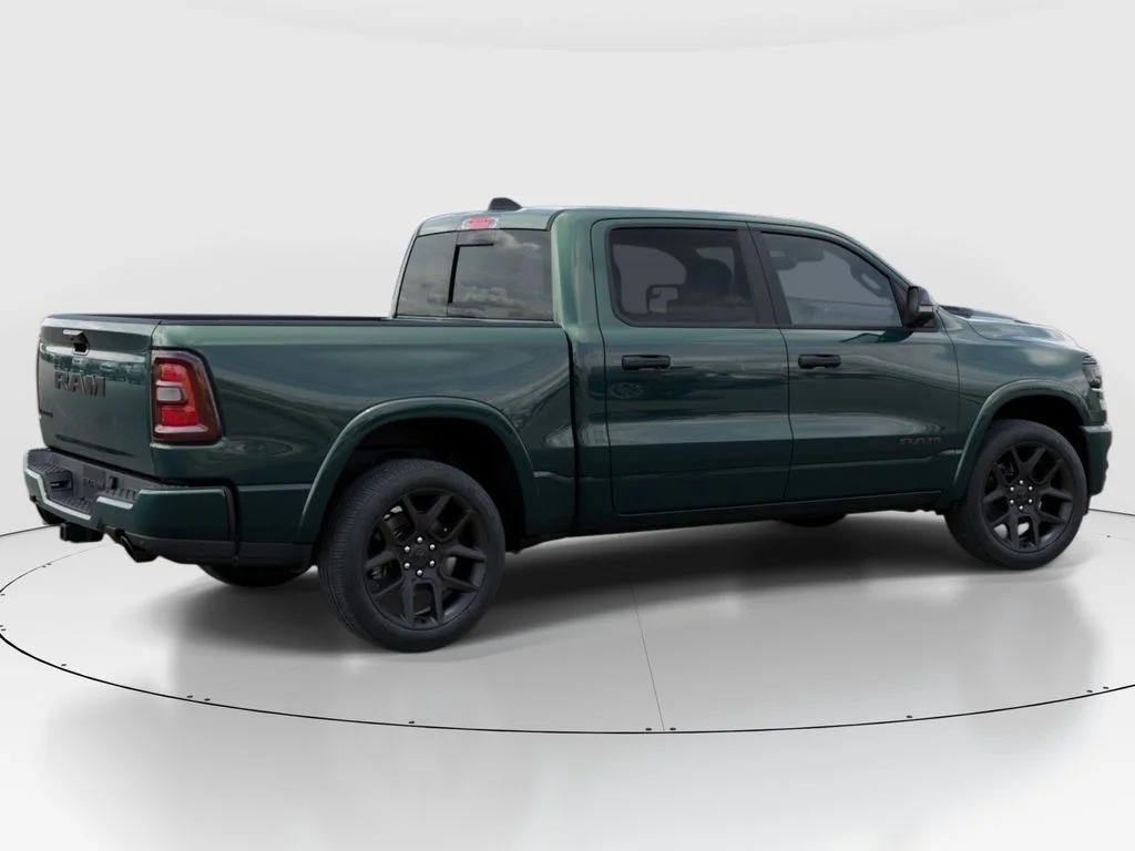 New 2026 Serrano-Green Metallic Exterior Paint RAM Laramie image 4