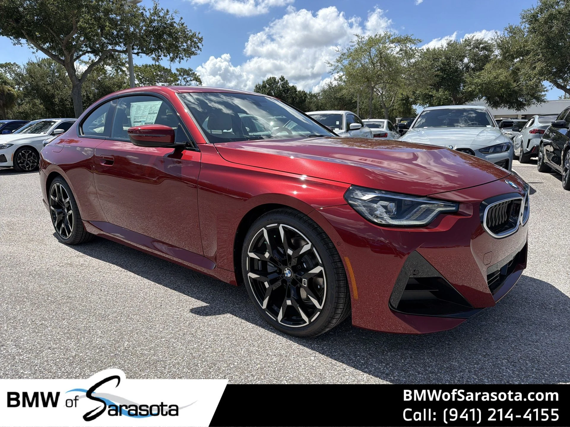 New 2026 Vegas Red Metallic BMW 230i image 1