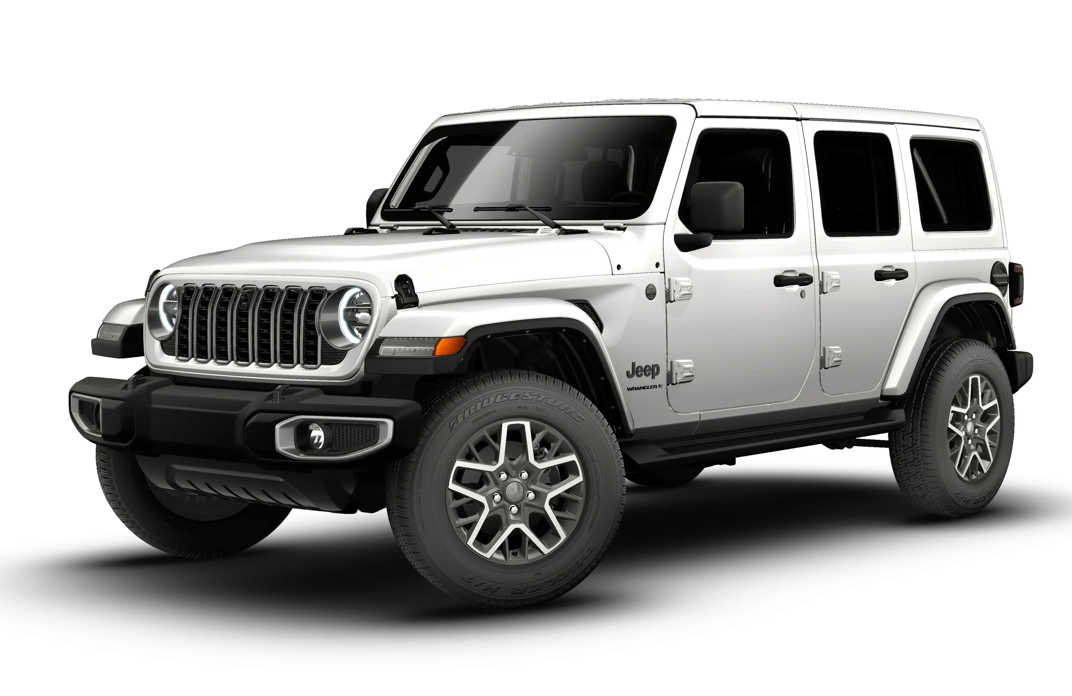 New 2026 Bright White Clear-Coat Exterior Paint Jeep Sahara image 13